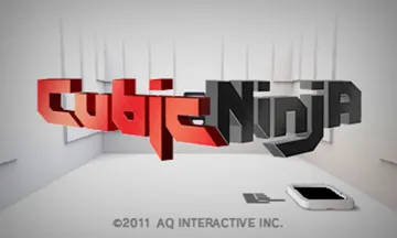 Cubic Ninja (Usa) screen shot title